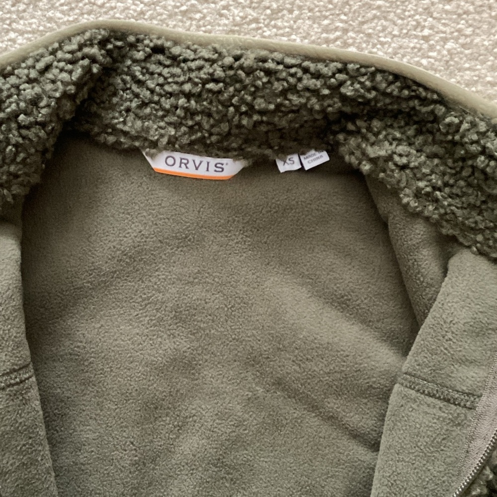 Orvis Forest Green Fleece Vest - Picture 2 of 7